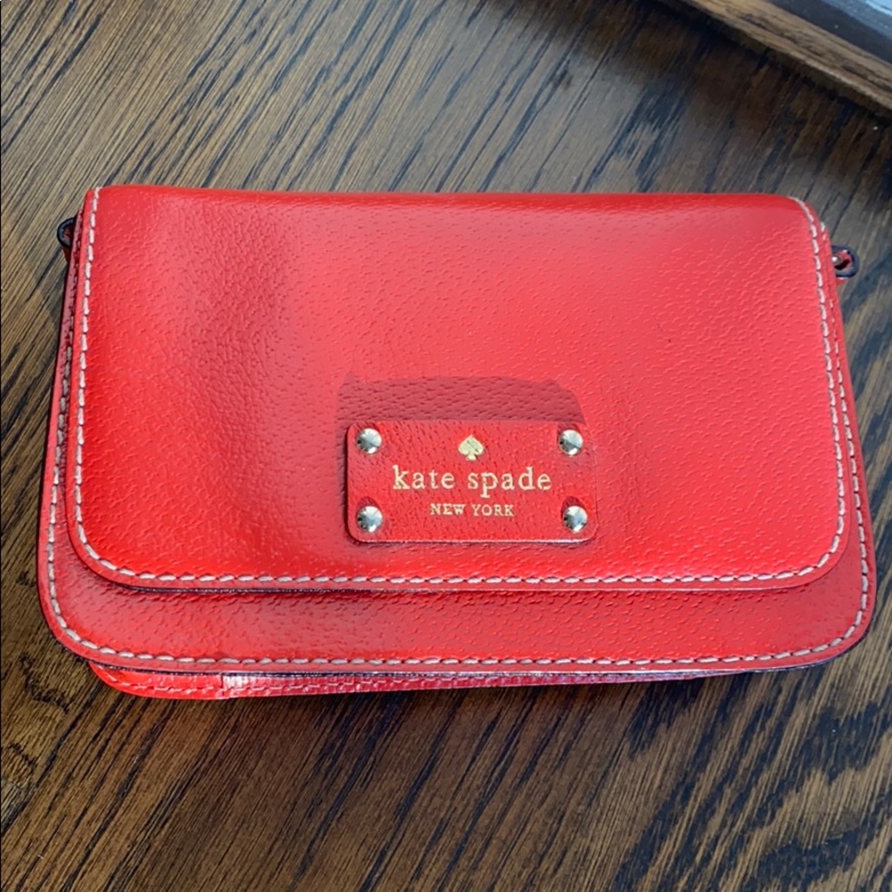 Kate Spade Orange Wellesley Fynn Cross Body Bag
